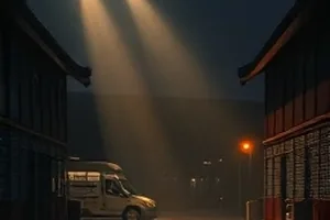 春日修理铺封面，修理铺门口堆放的旧收音机